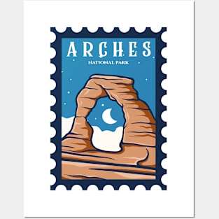 Arches National Park Stamp Posters and Art